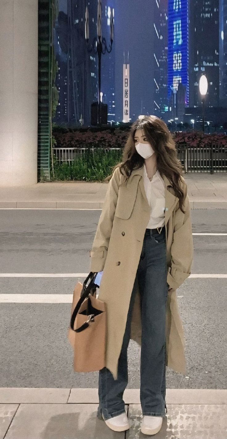 Airport long coat dress