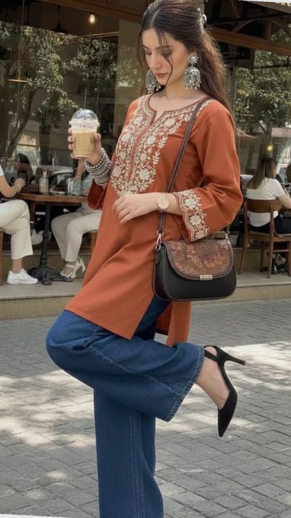 Casual kurti & jeans