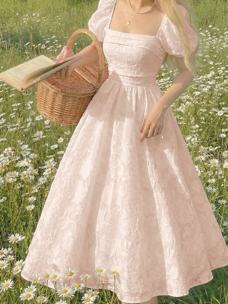 Woman wearing a Coquette Dress